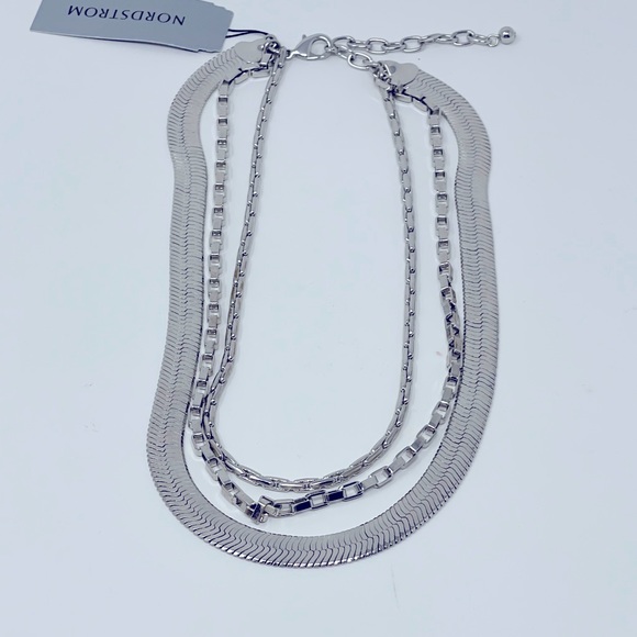 Silver Layered Chain Necklace from Nordstrom - Picture 4 of 6